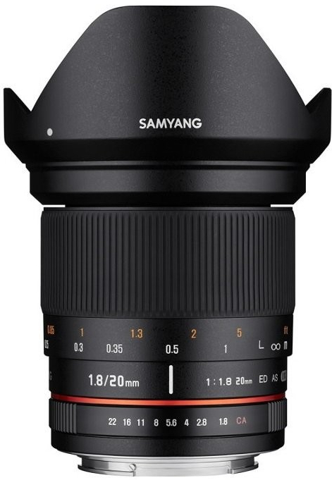 Samyang 20mm f/1.8 ED AS UMC Nikon F