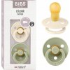 Bibs Colour kaučuk 2ks Sage Ivory 120241