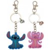 Prívesok na kľúče Lilo a Stitch Stitch a Angel 2ks