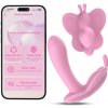 SuperLove Butterfly Panty Vibrator with App Pink