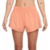 Dámske šortky Nike Dri-Fit One 3in Short - apricot agate/reflective silver - Oranžový (M)