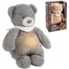 NATTOU Uspávačik plyšový hudobný so svetielkom a senzorom plaču 4v1 Sleepy Bear Grey 0m+