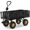 CH Čierny záhradný vozík s odnímateľnými bočnicami Loca M