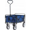 Garden Line MODRÝ SKLADACÍ ZÁHRADNÝ VOZÍK 116x54x90cm *3556