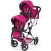 Hlboký kočík pre bábiku Bayer Design 26267AA Twin Doll's Pram