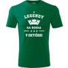 Zelené tričko Legendy sa rodia v októbri - darček k 60 narodeninám pre mužov XXL
