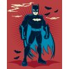 ZUTY Maľovanie podľa čísel - KRESLENÝ BATMAN Rámovanie: bez rámu a bez vypnutia plátna, Rozmer: 40x50 cm