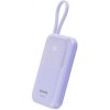 Canyon OnPower 101, Powerbank, 10.000 mAh, displej, in: USB-C, out: USB-A, QC 3.0/USB-C, PD 22,5W, integ. káb.. CNS-CPB101PU
