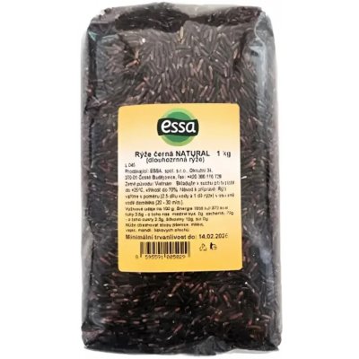 Essa Čierna natural ryža 1 kg