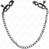 Kink - Flat Chain Nipple Clamps Black 30 cm