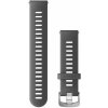 Silikónový remienok Garmin 20mm (pro Venu, Venu Sq, Venu 2 plus aj.), šedý V1, Quick Release