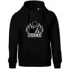 Apalucha chalupa - Oversized mikina dámská Moon - kratšia + širšia - 2XL ( Čierna )