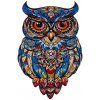 Kruzzel 24551 Drevené puzzle sova, 177 dielov, 38 × 21,5 cm 24551