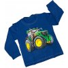 Bavlnený nátelník JOHN DEERE - modrý - 116