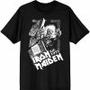 Iron Maiden Tričko Est. 1975 No Prayer Grave Unisex Black M