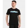 Pánske bavlnené tričko Kilpi DISCOVER-M čierna S