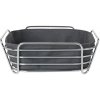 Košík na pečivo DELARA L, 26 cm, tmavosivá, chróm, Blomus