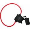 CABLETECH Poistkové puzdro do auta (20mm) 2,5mm s káblom 30cm