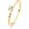 SOFIA DIAMONDS prsteň zo žltého zlata so zafírom BE42/03331-Y