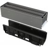 Alca Alcadrain AVZ101S-R323R - Vonkajší žľab štrbinový so symetrickým revíznym nadstavcom 100 mm, nehrdzavejúca oceľ
