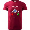 Volejbal volá - Klasické pánske tričko vyššej gramáže - L ( Marlboro červená )