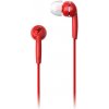 Genius HS-M320, slúchadlá, drôtová, červené, špuntové typ 3.5 mm jack