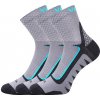 Ponožky VOXX Kryptox grey-turquoise 3 páry 35-38 111198