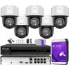 Hilook by Hikvision Súprava na IP monitorovanie 4Mpx, 5 otáčacích PTZ kamier N4MP-P, Smart Hybrid Light, 8-kanálový PoE rekordér - HiLook od Hikvision