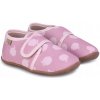Emel Detské papuče na suchý zips ružové, veľkosť 28