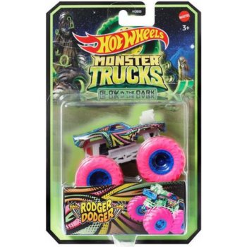 Hot Wheels Monster Trucks svítící ve tmě Rodger Dodger