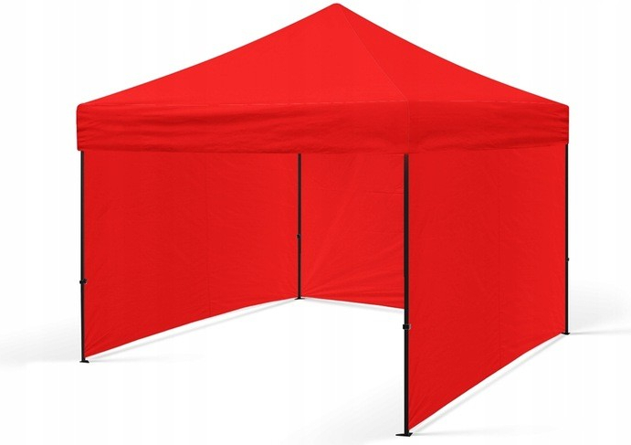 TENTS Rozkladací stan 3x3 červený