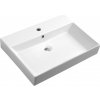 SAPHO - KARE 60 keramické umývadlo nábytkové 60x46cm, biela 17060