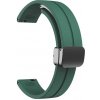 eses Silikónový remienok s magnetickou prackou pre Garmin Lily 2 a Garmin Lily 2 Active - Tmavo zelený, 14 mm