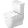 Duravit ME by Starck - WC kombi misa, vario odpad, Rimless, WonderGliss, biela 20050900001