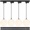 Závesné svietidlo na lištu Ledhoff 4 x 15 W, 2 m