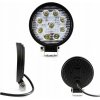 LED HALOGÉNOVÁ PRACOVNÁ LAMPA 27W OKRÚHLA, 30 STUPŇOV