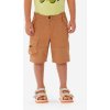 QUECHUA Detské turistické šortky MH500 2 - 6 rokov hnedé 96-102 cm