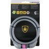 Dunlop BIKE LOCK DUNLOP KOMBINÁCIA KÁBLOV 1,0x65CM - ŠEDÁ