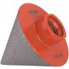 EXTOL PREMIUM Diamantová brúsna fréza do uhlovej brúsky, kónická, Ø2-50mm 8801852