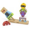 Viga Toys VIGA Puzzle Pyramída Roboti + vzory 8 ks