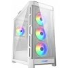 COUGAR Duoface Pre RGB biela / PC skriňa / ATX / micro-ATX / mini-ITX / RGB / priehľadná bočnica / bez zdroja (CGR-DUOFACE PRO RGB W)