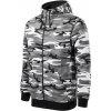 MALFINI® Mikina pánska Camo Zipper camouflage gray Veľkosť: XL C193216