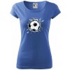 Futbalová lopta v triku - Dámske tričko Pure - XL ( Svetlomodrá )