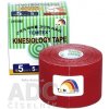 TEMTEX KINESOLOGY TAPE tejpovacia páska, 5 cm x 5 m, červená 1x1 ks