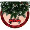 SPRINGOS Podložka pod vianočný stromček auto 91cm červená
