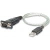 MANHATTAN prevodník USB na sériový port (USB AM / DB9M, RS232), blister