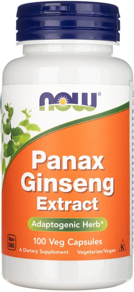 Now Foods Panax Ginseng 500 mg 100 kapsúl