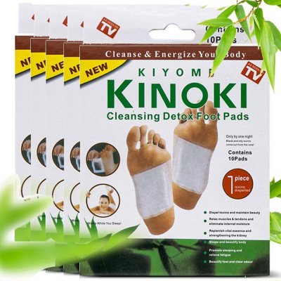 KINOKI Detoxikačné náplaste KINOKI 50 kusov od 6,5 € - Heureka.sk