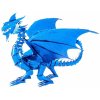 Metal Earth 3D puzzle Modrý drak (ICONX) 89 ks