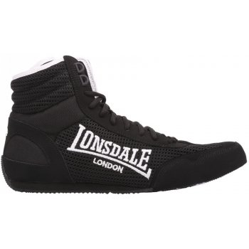 Lonsdale Contender Mens Boxing Boots Black/White